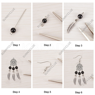 DIY Bohemia Chandelier Earring Making Kit DIY-SC0020-94-1