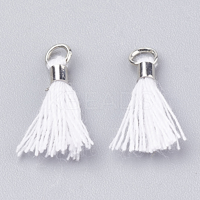 Polycotton(Polyester Cotton) Tassel Pendant Decorations FIND-S275-32P-1