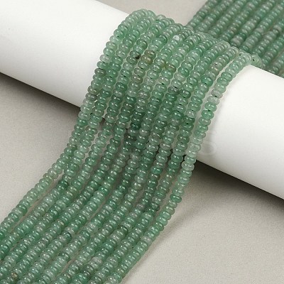 Natural Green Aventurine Beads Strands G-H292-A22-01-1
