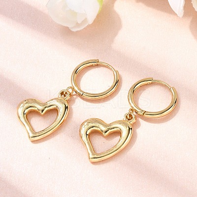 304 Stainless Steel Hoop Earrings EJEW-P329-02B-G-1