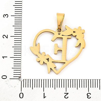 Ion Plating(IP) 201 Stainless Steel Pendants STAS-N103-183G-E-1