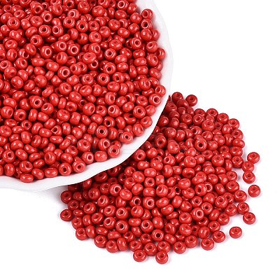 Opaque Glass Seed Beads SEED-N012-09A-12-1