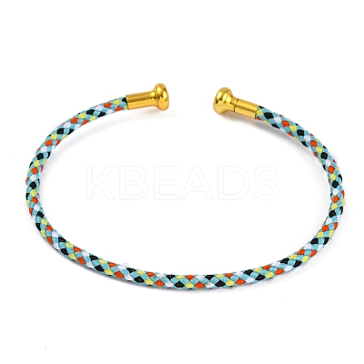 Braided Carbon Steel Wire Bracelet Making MAK-A017-B39-1