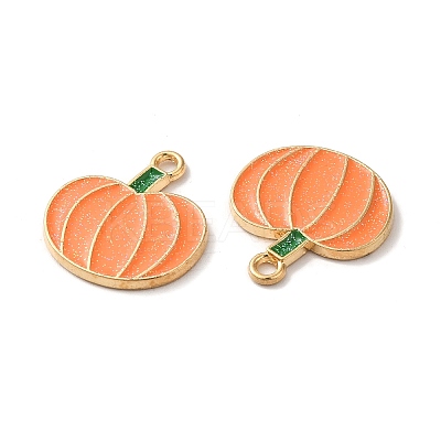 Light Gold Plated Alloy Enamel Pendants LS-X-ENAM-L040-001LG-1