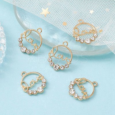 Alloy Crystal Rhinestone Pendants FIND-YW0001-99-1