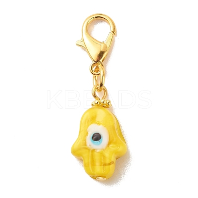 Lampwork Pendant Decoration HJEW-JM00694-1