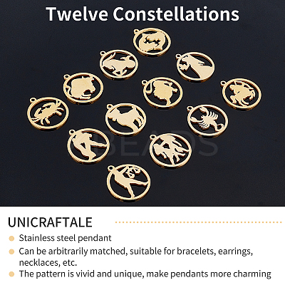 201 Stainless Steel Pendant STAS-UN0022-88G-1