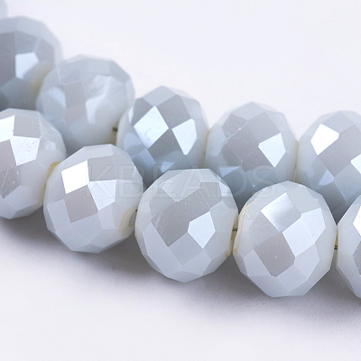 Electroplate Glass Beads Strands EGLA-D020-10x8mm-47-1