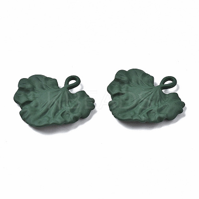 Spray Painted Alloy Pendants PALLOY-T077-118B-RS-1