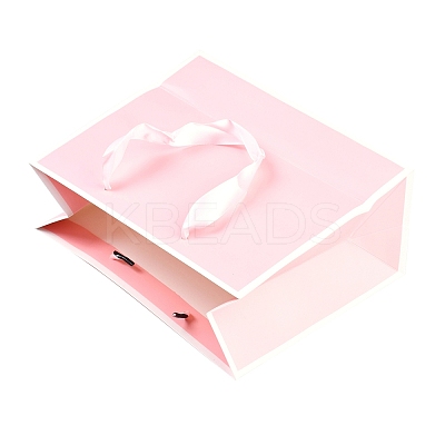 Rectangle Paper Bags with Rope Handles CARB-L011-02A-04-1