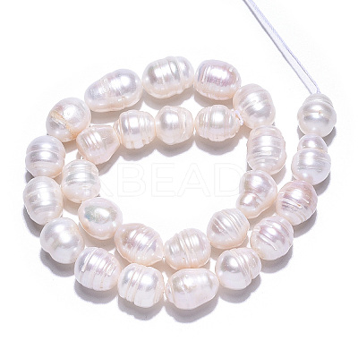 Natural Cultured Freshwater Pearl Beads Strands PEAR-N012-11A-1