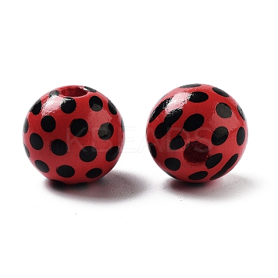 Wood European Beads WOOD-M011-02C-1