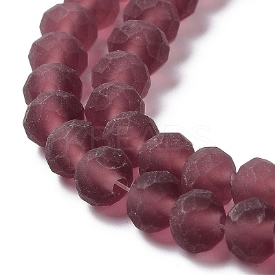 Transparent Glass Beads Strands EGLA-A034-T10mm-MD13-1