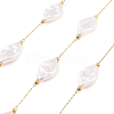 Ion Plating(IP) 304 Stainless Steel Paperclip Chains CHS-P018-04L-G-1