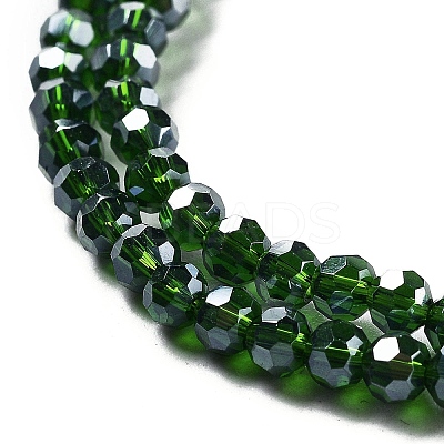 Electroplate Transparent Glass Beads Strands EGLA-A035-T3mm-A10-1