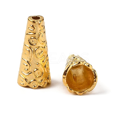 Apetalous Alloy Bead Cone LS-FIND-WH0042-28AG-1