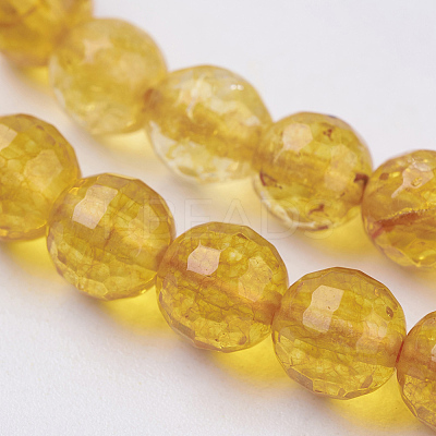 Natural Quartz Crystal Beads Strands X-G-G099-F4mm-19-1