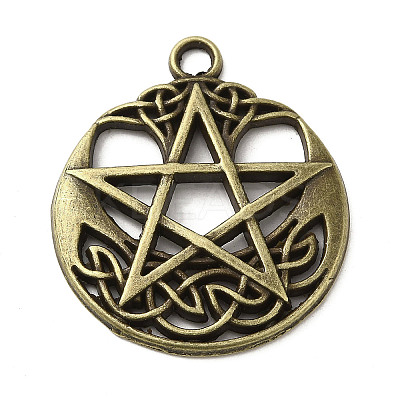 Tibetan Style Alloy Pendants PALLOY-M217-22AB-1