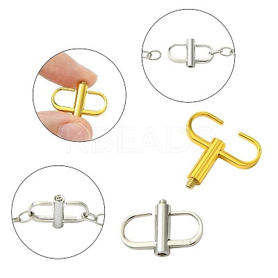 10Pcs 2 Colors Alloy Adjuster Buckles FIND-CJ0004-08-1