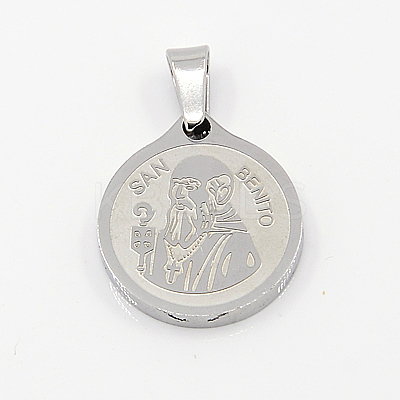 Non-Tarnish Fashionable 304 Stainless Steel Pendants STAS-J003A-01-1