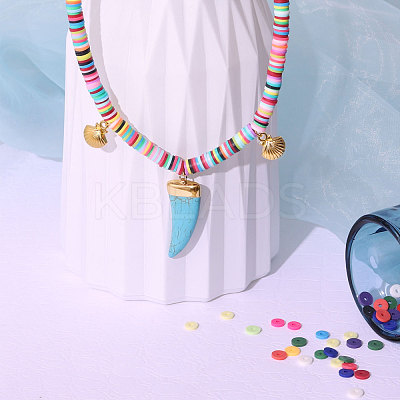 150G 15 Colors Handmade Polymer Clay Beads CLAY-JP0001-14-8mm-1