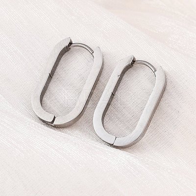 Tarnish Resistant 304 Stainless Steel Huggie Hoop Earrings LS-STAS-S103-21P-1
