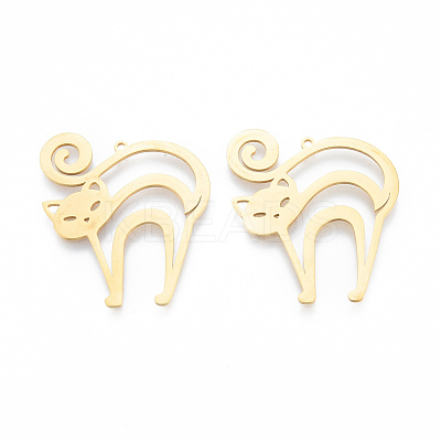 201 Stainless Steel Pendants STAS-N090-LA928-2-1
