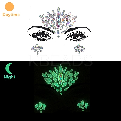 Luminous Glow in the Dark Removable Temporary Water Proof Tattoos Paper Stickers PW-WGF5E01-14-1