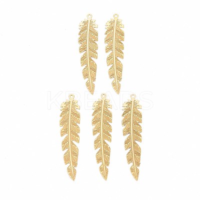 Rack Plating 304 Stainless Steel Filigree Pendants LS-X-STAS-T057-36G-1