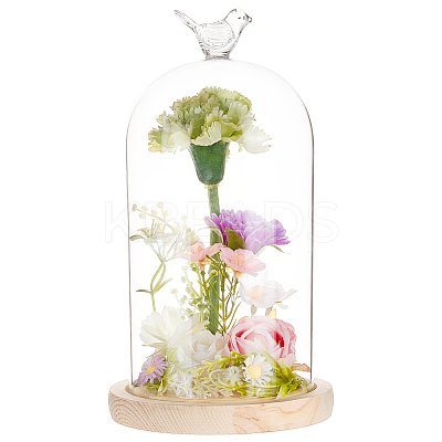 Glass Dome Cover DIY-WH0504-317C-1