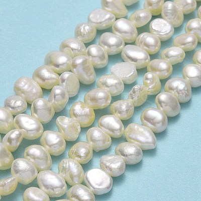 Natural Cultured Freshwater Pearl Beads Strands PEAR-A005-07E-1