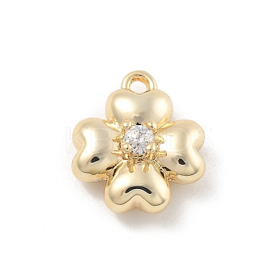 Brass Micro Pave Cubic Zirconia Pendants LS-KK-D283-09G-1