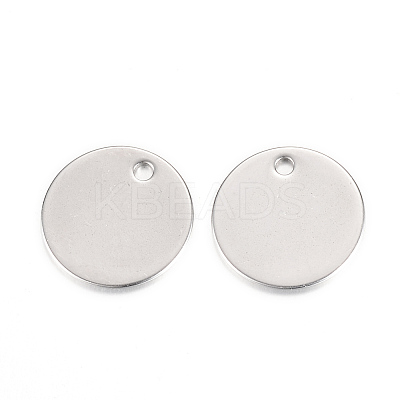 Non-Tarnish 304 Stainless Steel Stamping Blank Tag Pendants X-STAS-S058-14-1