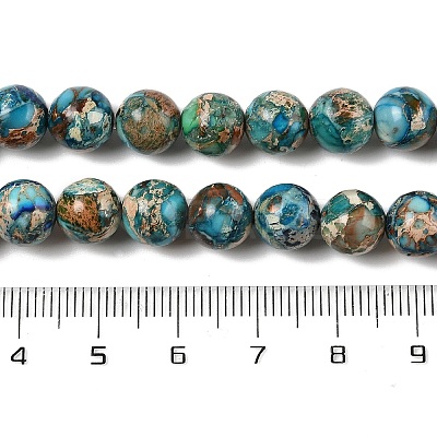 Dyed Natural Regalite/Imperial Jasper/Sea Sediment Jasper Beads Strands G-B124-C01-21-1
