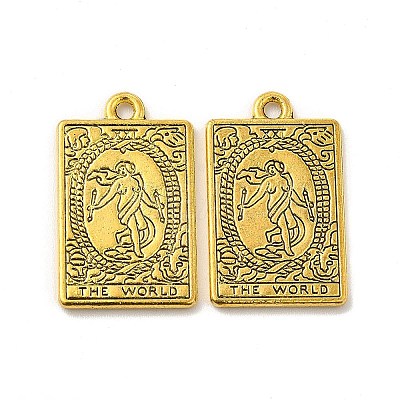Rack Plating Alloy Pendants PALLOY-N163-180D-AG-1