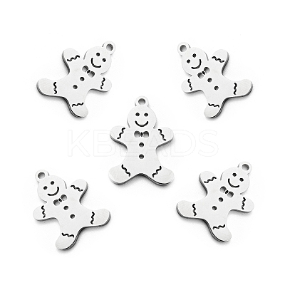 Non-Tarnish 201 Stainless Steel Pendants LS-STAS-E157-02P-1