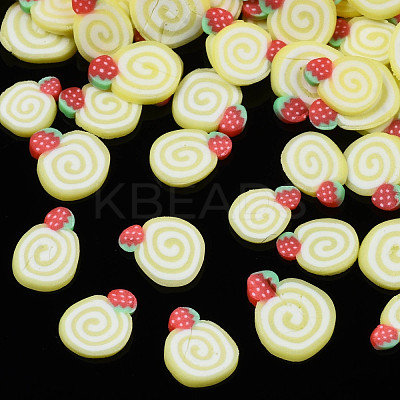 Handmade Polymer Clay Cabochons CLAY-N006-70-1