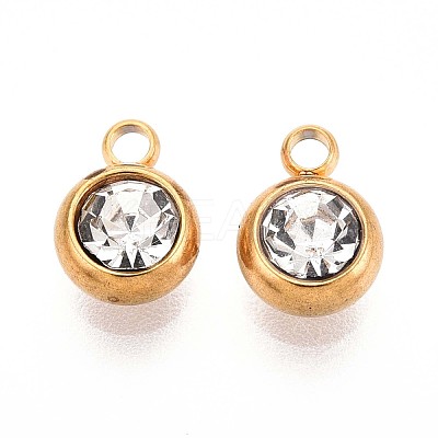Ion Plating(IP) 201 Stainless Steel Charms LS-STAS-N109-222A-G-1