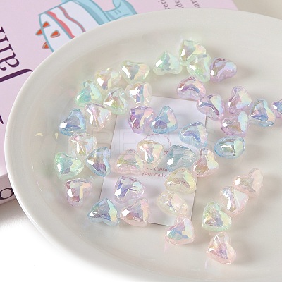 Opaque Acrylic European Beads OACR-F010-17-1