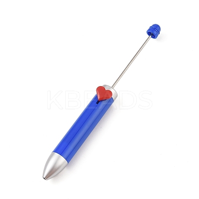 Heart Plastic Ball-Point Pen AJEW-P126-B05-1