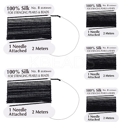 5Pcs Pure Silk Cord OCOR-BBC0001-03A-1