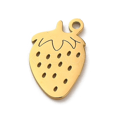 304 Stainless Steel Charms STAS-O005-21G-1