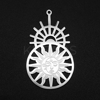 Non-Tarnish 201 Stainless Steel Pendants STAS-S105-LA113-1