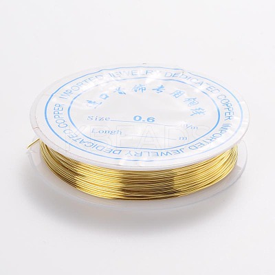 Round Copper Jewelry Wire CW0.6mm007-1