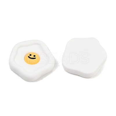 Smiley Face Resin Cabochons CRES-S372-01F-1