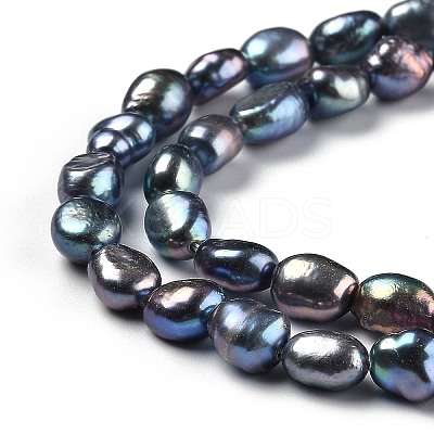 Natural Cultured Freshwater Pearl Beads Strands PEAR-L033-31F-1