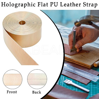 4.6~5M Laser Flat Imitation Leather Cord LC-GF0001-06F-02-1
