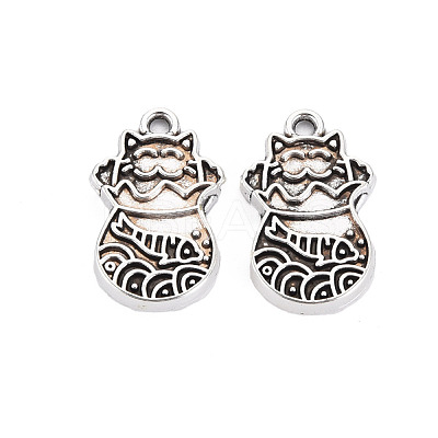 Tibetan Style Alloy Pendant Enamel Settings PALLOY-N160-64AS-1