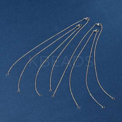 4Pcs 304 Stainless Steel Cable Chain Necklace Making STAS-FS0001-81P-1