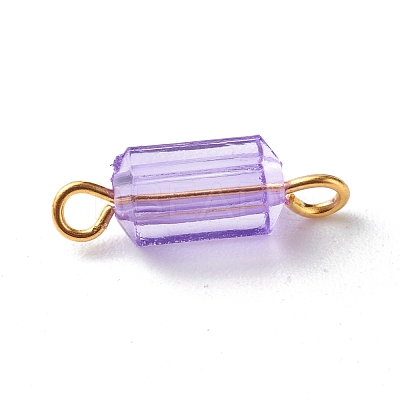 Transparent Acrylic Beads Link PALLOY-JF00822-1
